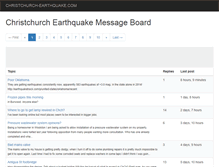 Tablet Screenshot of christchurch-earthquake.com